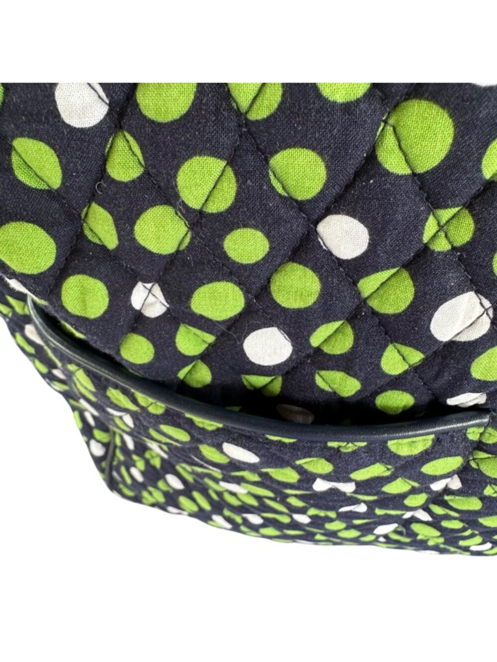 Vera Bradley Quilted Carryall Travel Bag in the "Lucky Dots" Limited Edition - Picture 7 of 16